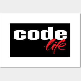 Code Life Programming Artificial Intelligence Robotics Posters and Art
